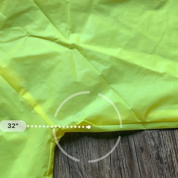 Outdoor Rain Suit Jacket & Pant Set Yellow Size Large New - Picture 6 of 9